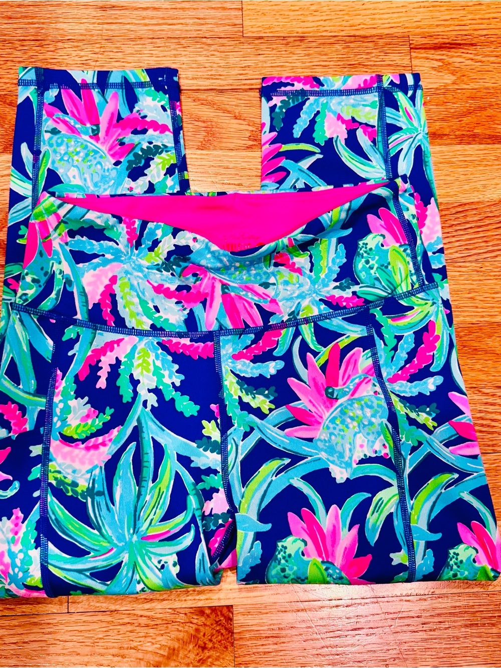 Lilly Pulitzer - Floral Luxletic Leggings, Women’s Size Medium